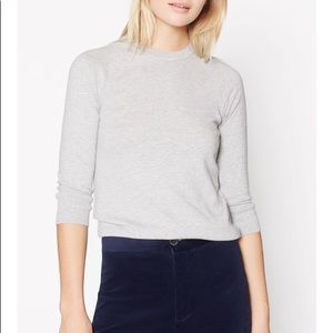 Equipment Desi Crewneck Light Heather Grey in XS